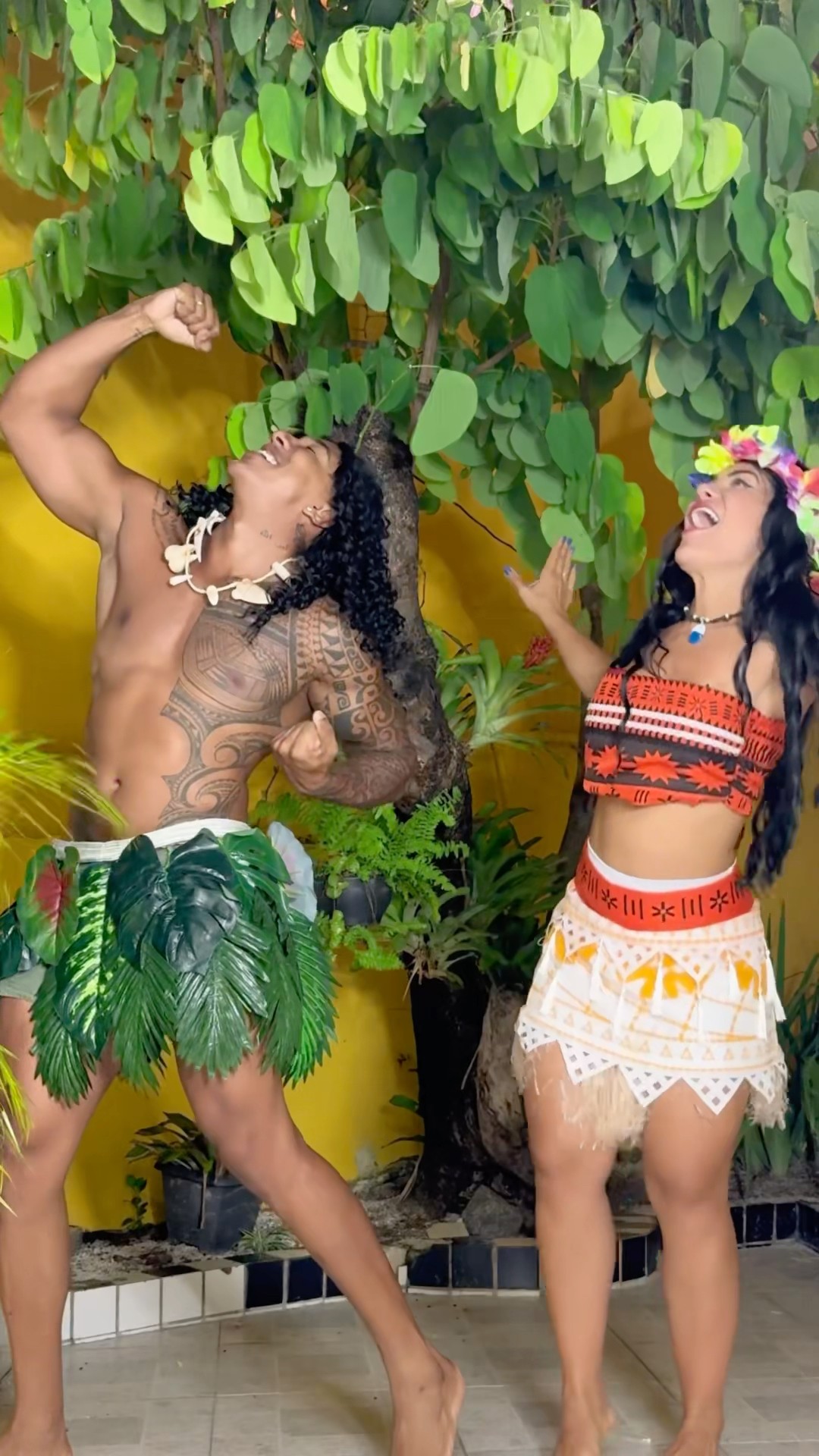 Quem quer MOANA3 dá um grito aqui!@mayca.brasil #transition #moana #maui #fantasy #shorts #short
